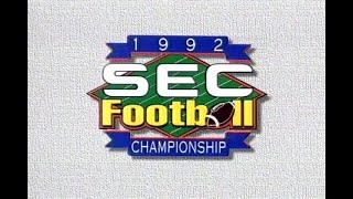1992 Inaugural SEC Football Championship Alabama Crimson Tide vs. Florida Gators | Game Highlights