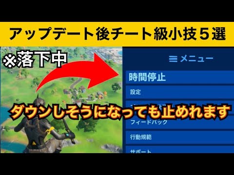 【小技集】時間停止ボタン使ってますか？最強バグ小技集！【FORTNITEフォートナイト】