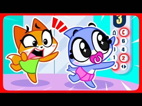 Elevator Safety Rules for Kids 🔝 Don't Jump in Elevator! 🛑 Educational Cartoons for Kids