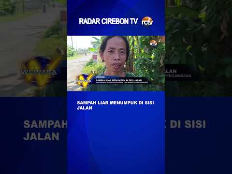 Sampah Liar Menumpuk di Sisi Jalan