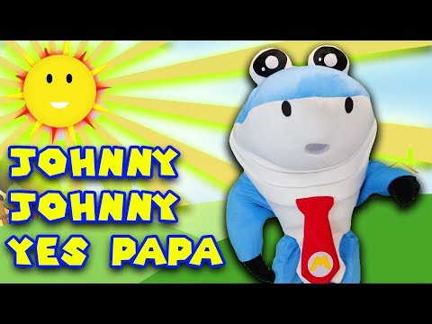 JOHNNY JOHNNY YES PAPA WITH MARK THE SHARK NURSERY RHYMES FOR KIDS FAMILY FRIENDLY TODDLER VIDEOS
