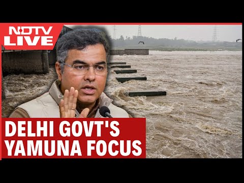 Yamuna Cleaning | PWD Minister Parvesh Verma Surveys Cleanliness Progress Along Yamuna Ghats