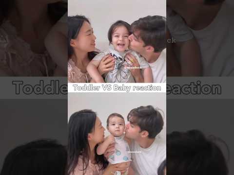 어린이랑 아기의 리액션 차이 ❤️