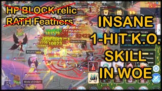 IGNORE HP BLOCK relic??? INSANE 1-HIT K.O. SKILL IN WOE Ft. In2Gen Guild