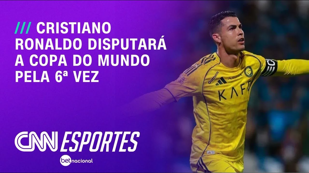 Cristiano Ronaldo é convocado para a sexta Copa e tenta ampliar recordes | LIVE CNN