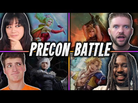 The Final Fantasy Precons are STRONG | Cloud vs Terra vs Y'shtola vs Tidus | Deckmasters #7