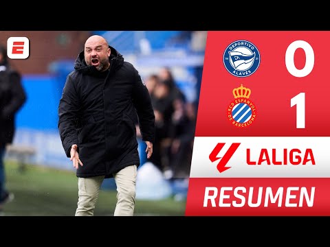 VICTORIA AGÓNICA del ESPANYOL 1-0 vs ALAVÉS y se aleja de la zona de descenso | RESUMEN | La Liga