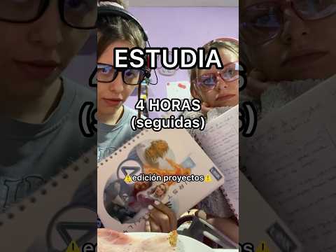 Así es estudiar con nosotras 📚📖🤓☝️