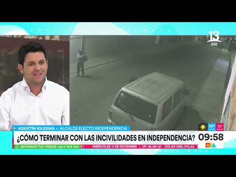 Desafíos en seguridad del nuevo Alcalde de Independencia Agustín Iglesias | Tu Día | Canal 13