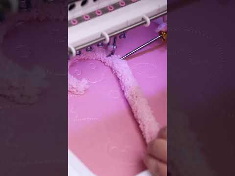 Not baked, but stitched. Guess what it is? 👀 #embroidery #shorts