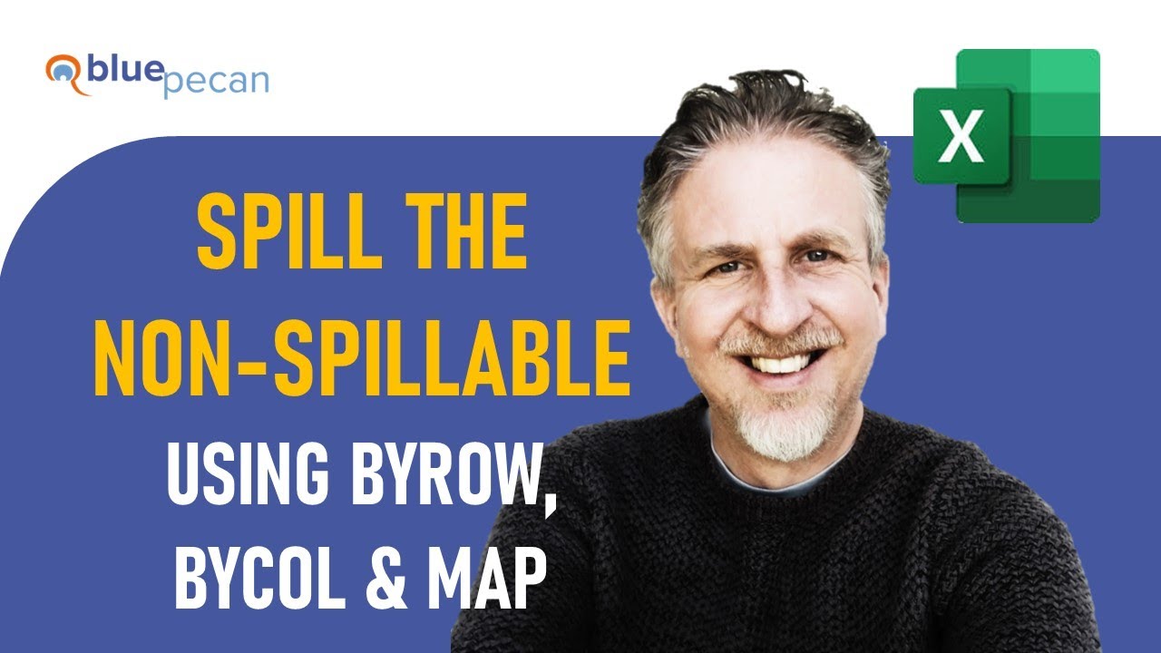 Use BYROW, BYCOL & MAP to Spill Non-Spillable Functions In Excel | Spill SUM, COUNTIF & OR