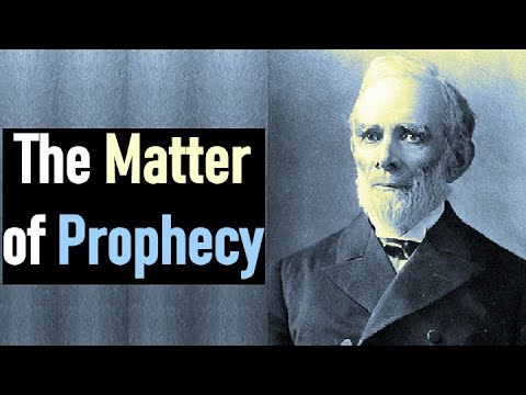 The Matter of Prophecy - William Henry Green