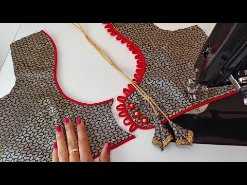 Latest back neck blouse design cutting and stitching || Latest blouse design || Back neck design