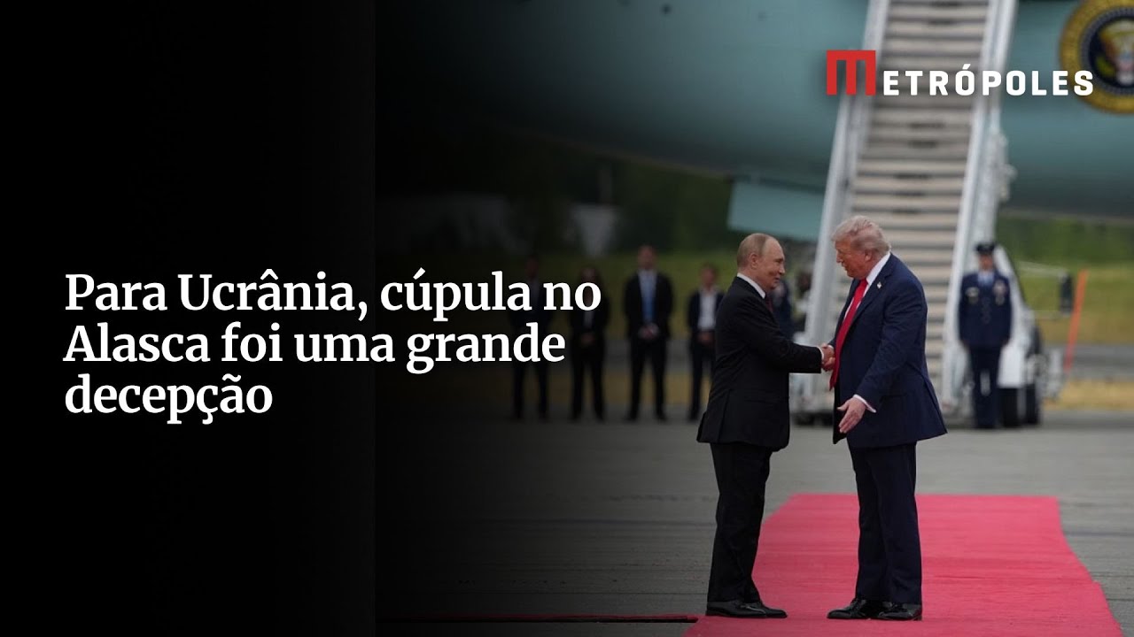 Para Ucrânia cúpula no Alasca foi uma grande decepção