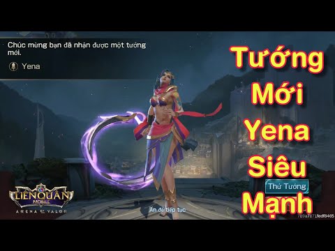 Tướng Mới Yena Bán Nguyệt Đao Chính Thức Ra Mắt Mua và Test Luôn Quá Mạnh Combo Chết Luôn