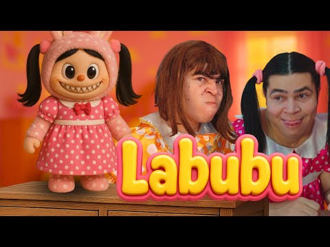 FIZEMOS UM BONECO LABUBU COM COISAS QUE TINHAMOS EM CASA