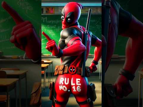 NO Cheating in the CLASS 🚫 | Deadpool | Wolverine | #aiart #shorts #spongebob #minecraft #roblox