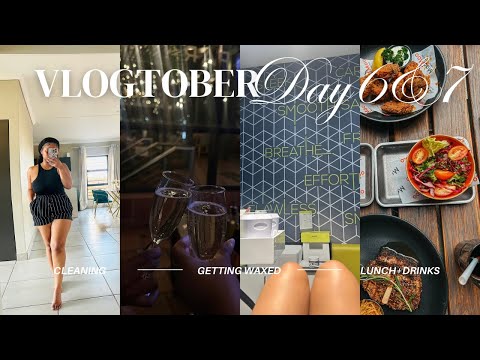 VLOGTOBER DAY 6&7: Let’s Do Some Cleaning, Getting Waxed, Evening Drinks And Lunch With Mom in Love