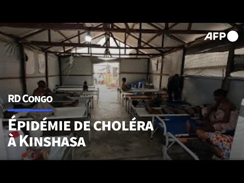 En RDC, la difficile lutte contre le choléra dans un quartier déshérité de Kinshasa | AFP
