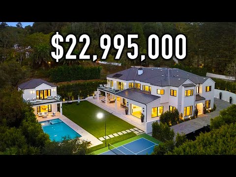 I Can't Believe This $23 Million Brentwood Mansion is in LA!