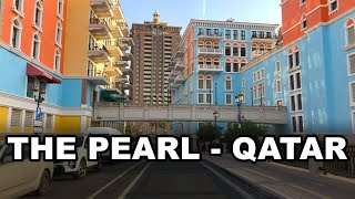 The Pearl, Qatar 4K - Driving in artificial island