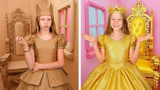Nastya and Poor Princess vs. Rich Princess story
