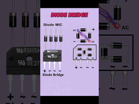 Diode Bridge Rectifier #industrialelectrician#electroniccircuit#shorts