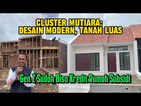 Cluster Mutiara: Desain Modern, Tanah Luas