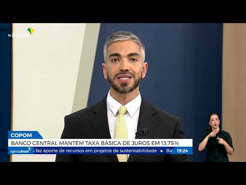 Copom: Banco Central mantém taxa básica de juros em 13,75%