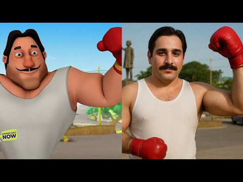 Motu Patlu Characters In Real Life | Inspired by Cosmos-Maya's Motu Patlu | Fan-Made Skit For Fans
