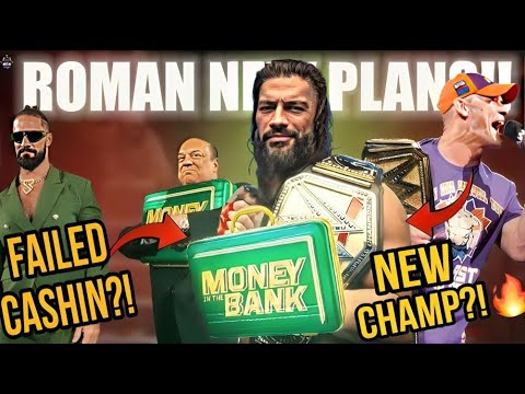 “Roman Reigns’ Master Plan: MITB Cash-In on John Cena EXPLAINED!”