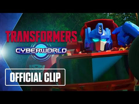 Transformers: CYBERWORLD First Look | Optimus Vs Grimlock Official Clip | Transformers Official