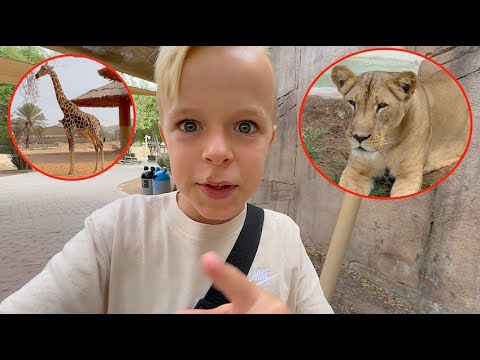 DiERENTUiN CHALLANGE! Hoeveel Diersoorten Zitten Er In Deze Vlog? ( Al Ain ZOO) | Luan Bellinga #183