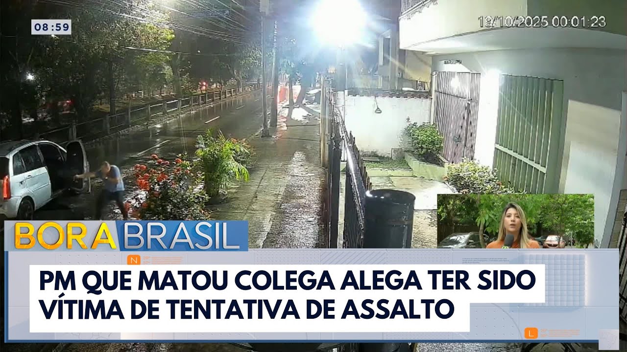 PM que matou colega alega ter sido vítima de tentativa de assalto