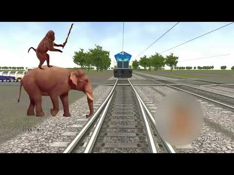 Snake stops the train - Comedy video