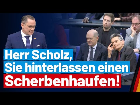 Tino Chrupalla rechnet mit 3 Jahren Ampel-Politik ab! - AfD-Fraktion im Bundestag