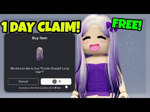 FREE HAIR (1 DAY ONLY) ROBLOX!