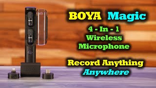 BOYA Magic Wireless Mic - Clever Design & Works With Any Device