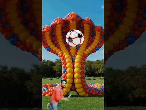 The mascot vibrato assistant placed on the football field is popular co-produced. creative #shorts