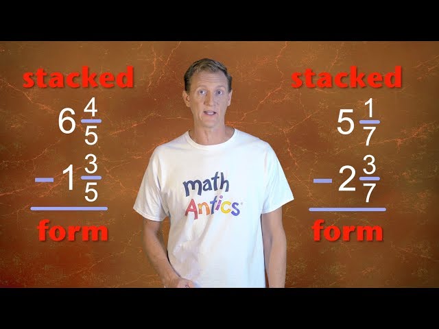 Subtracting Mixed Numbers | Mixed Numbers PM33