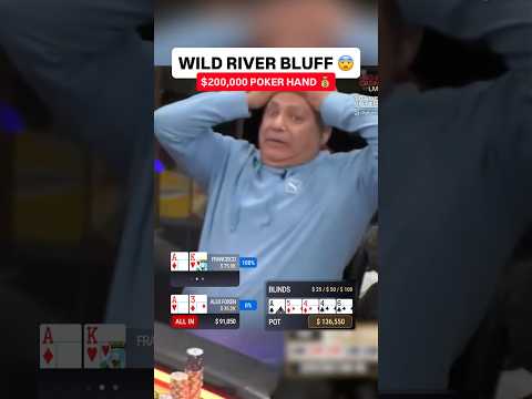 INSANE BLUFF in $200,000 4-BET POT at Hustler Casino Live 😱 #poker #casino #pokerhands