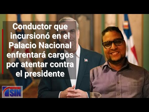 Conductor que incursionó en el Palacio Nacional enfrentará cargos por atentar contra el presidente