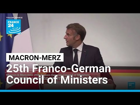REPLAY - Macron and Merz hold 25th Franco-German Council of Ministers • FRANCE 24 English