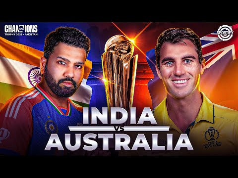 🔴IND vs AUS: Champions Trophy SEMI-FINAL THRILLER: Can India OVERCOME 264 in a High-Pressure Chase?