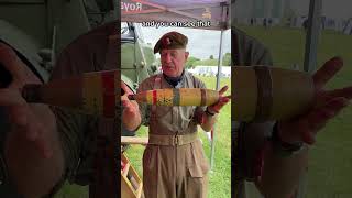 WW2 25 pounder shell explained @chalkehistoryfestival