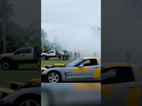 Some of our favorite cars doing burnouts at the Weatherford, OK Heartland Car Cruise and Car show!