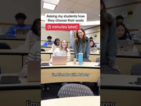 How do you choose what seat to sit in in your college classes? 🤨 #student #professor #teacherhumor