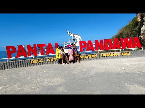 liburan ke pandawa beach bali with family😎