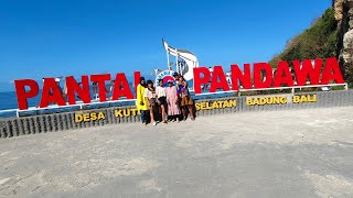 liburan ke pandawa beach bali with family😎