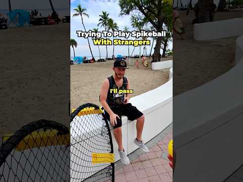 Convincing Strangers To Play Spikeball With Me
